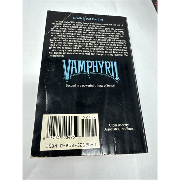 Brian Lumley LOT OF 3 TOR HORROR 1st Editions Source, Vamphyri, House of Doors - Picture 9 of 13